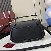 GUCCI BLONDIE MEDIUM TOP HANDLE BAG  BLACK 27x17x7cm - 3