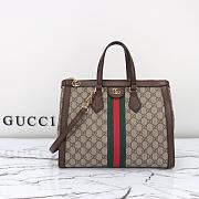 GUCCI OPHIDIA MEDIUM TOP HANDLE BAG 33*24.5*17.5CM - 1