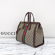 GUCCI OPHIDIA MEDIUM TOP HANDLE BAG 33*24.5*17.5CM - 3