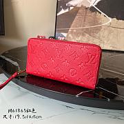 LV wallet red 19CM 2024110701 - 1