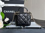 Chanel Lambskin Mini Top Handle Vanity Case 11*8.5*7CM - 2