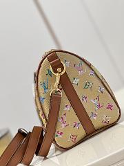 Louis Vuitton Gold Speedy Flower Garden Bandouliere 25 M21317 - 5