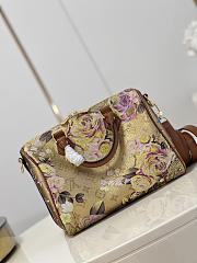 Louis Vuitton Gold Speedy Flower Garden Bandouliere 25 M21317 - 3