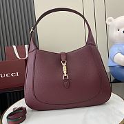 GUCCI JACKIE 1961 MEDIUM SHOULDER BAG RED 35x32x5.5cm - 1