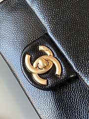 Chanel Mini Grained Shiny Calfskin & Gold-Tone Metal Flap Bag 17.5CM 2024120604 - 4