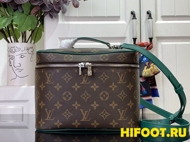 LV nice BB Monogram macassar vanity 18*14.5*24CM 2024121008 - 1