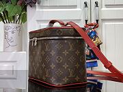 LV nice BB Monogram macassar vanity 18*14.5*24CM 2024121009 - 4