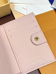 LV wallet pink 9*11.5*1.5CM 2024122701 - 3