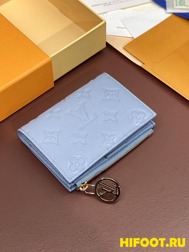 LV wallet blue 9*11.5*1.5CM 2024122702 - 1