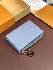 LV wallet blue 9*11.5*1.5CM 2024122702 - 1