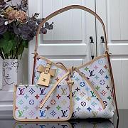 Louis Vuitton x Takashi Murakami CarryAll PM White Multicolored 29*24*12CM - 1