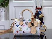 Louis Vuitton x Takashi Murakami Nano Speedy White Multicolored 16x11x9cm - 1