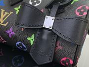 Louis Vuitton x Takashi Murakami Nano Speedy Black Multicolored 16x11x9cm - 2