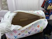 Louis Vuitton x Takashi Murakami Cosmetic Pouch GM White Multicolored 27x18x9cm - 5