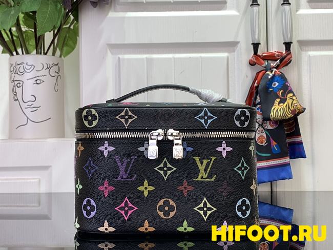 Louis Vuitton x Takashi Murakami Nice Mini Black Multicolored  20x14x13cm - 1