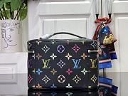 Louis Vuitton x Takashi Murakami Nice Mini Black Multicolored  20x14x13cm - 4