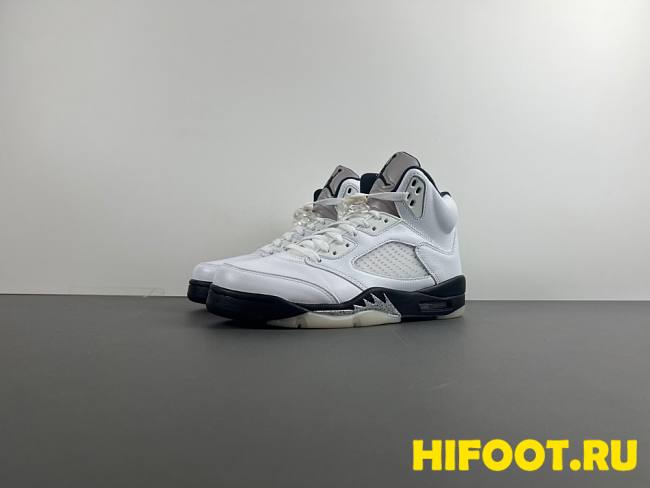 Air Jordan 5 Retro White Black  DD0587-110 - 1