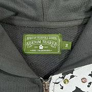 Denim Tears Rhinestone Wreath Zip Hoodie  Grey 2024020701 - 2