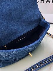 Chanel 19 Demin Bag 26cm Dark Blue - 3