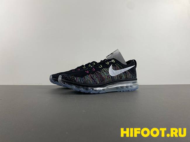 Nike Flyknit Air Max Black Multi-Color  620469-015 - 1