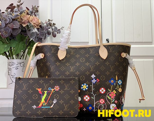 LV Louis Vuitton × Takashi Murakami neverful 32x29x17cm - 1
