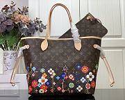LV Louis Vuitton × Takashi Murakami neverful 32x29x17cm - 5