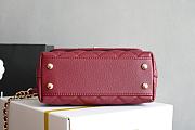 Chanel Coco Handle Red Caviar 19CM - 6