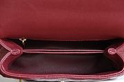 Chanel Coco Handle Red Caviar 19CM - 2