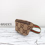 Gucci Beige & Brown Jumbo GG Belt Bag Gucci 39*17*4CM - 6