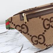 Gucci Beige & Brown Jumbo GG Belt Bag Gucci 39*17*4CM - 3