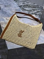 YSL Saint Laurent Raffia Shoulder Bag 37*40*3CM - 3
