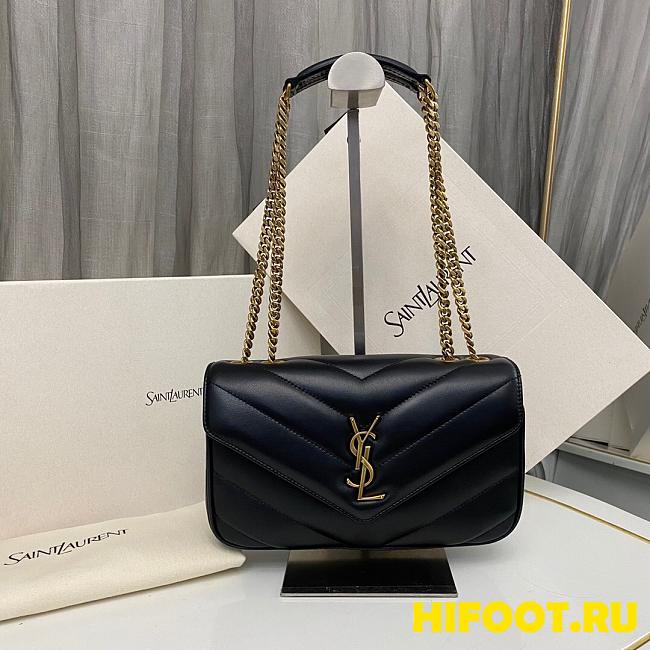YSL loulou small bag black  24CM 2025031201 - 1