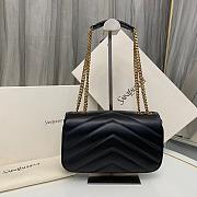 YSL loulou small bag black  24CM 2025031201 - 5