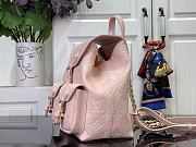 LV Backup backpack Bicolour Monogram Empreinte Leather pink 22x14x20cm - 4