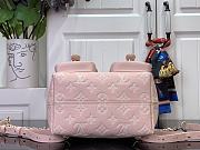 LV Backup backpack Bicolour Monogram Empreinte Leather pink 22x14x20cm - 6