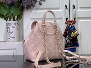 LV Backup backpack Bicolour Monogram Empreinte Leather pink 22x14x20cm - 2