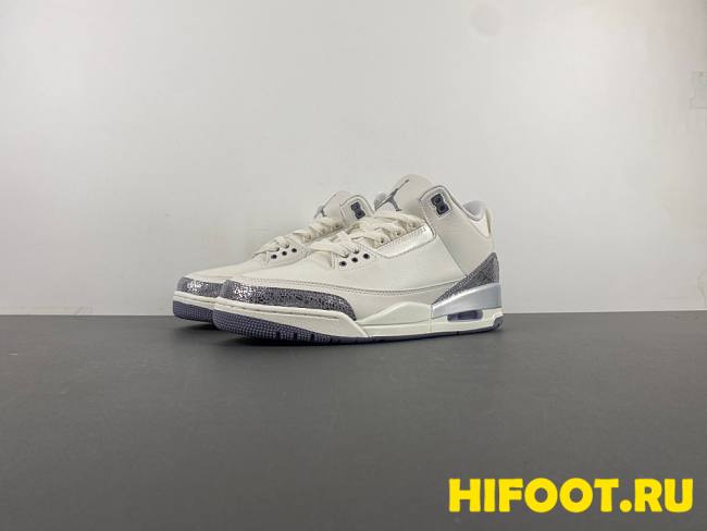 Air Jordan 3 Retro Sail Cement Grey  CK9246-100 - 1