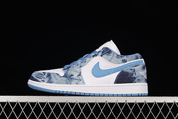 Air Jordan 1 Low Washed Denim  DM8947-100