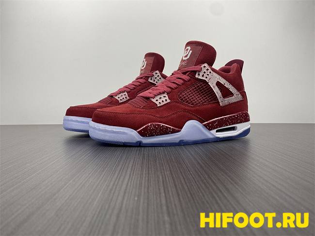 Air Jordan 4 Retro Oklahoma Sooners PE AJ4-904282 - 1
