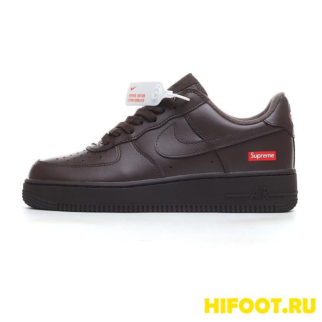 Nike Air Force 1 Low Supreme Baroque Brown  CU9225-200 - 1