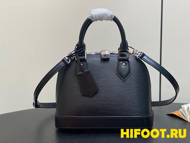 LV Black Epi Leather Alma BB 23.5*17.5*11.5CM  - 1