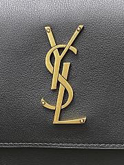 YSL NIKI SATCHEL IN LEATHER black 21.5*16*8CM  - 4