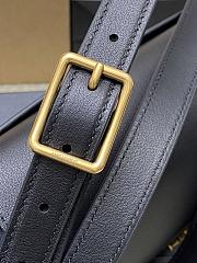 YSL NIKI SATCHEL IN LEATHER black 21.5*16*8CM  - 3