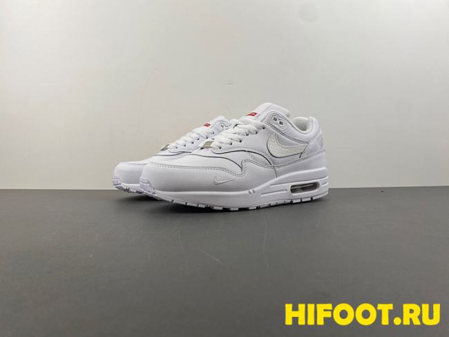 Nike Air Max 1 '87 SP Supreme Triple White HF8813-100  - 1