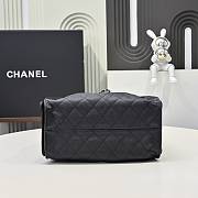 Chanel 25 Small Handbag Grained Calfskin & Gold-Tone Metal black 30cm - 5