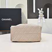 Chanel 25 Small Handbag Grained Calfskin & Gold-Tone Metal Beige 30cm - 5