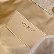 Chanel 25 Small Handbag Grained Calfskin & Gold-Tone Metal Beige 30cm - 2