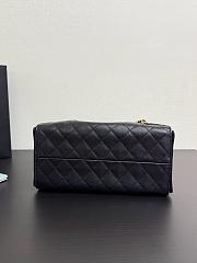 Chanel 25 Medium Handbag Grained Calfskin & Gold-Tone Metal Black 40cm - 2