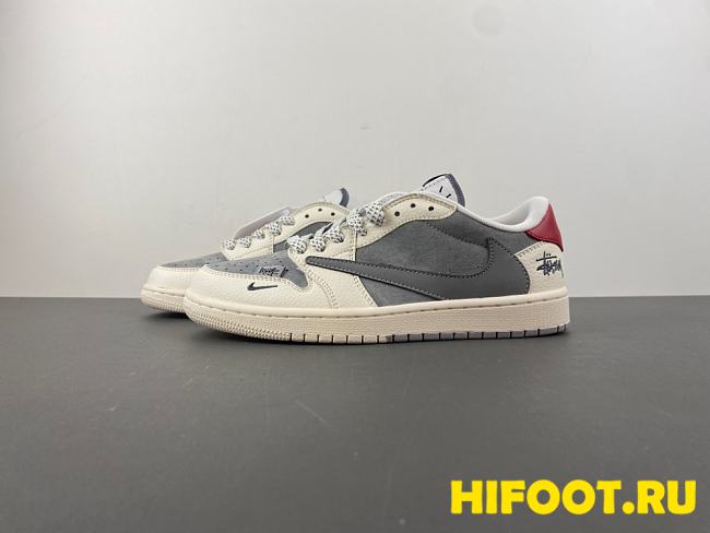 Travis Scott x stussy  x Jordan Air Jordan 1 Low OG SP  AJ-SJ2068-130 - 1