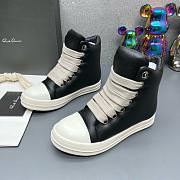 Rick Owens  leather high top sneakers 2025052001 - 1